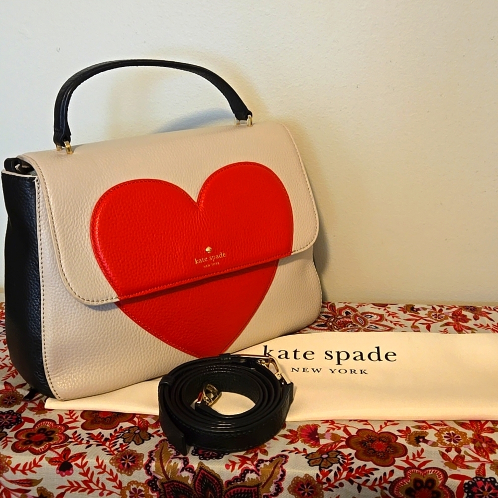 Kate Spade Be Mine Alexya Heart Satchel